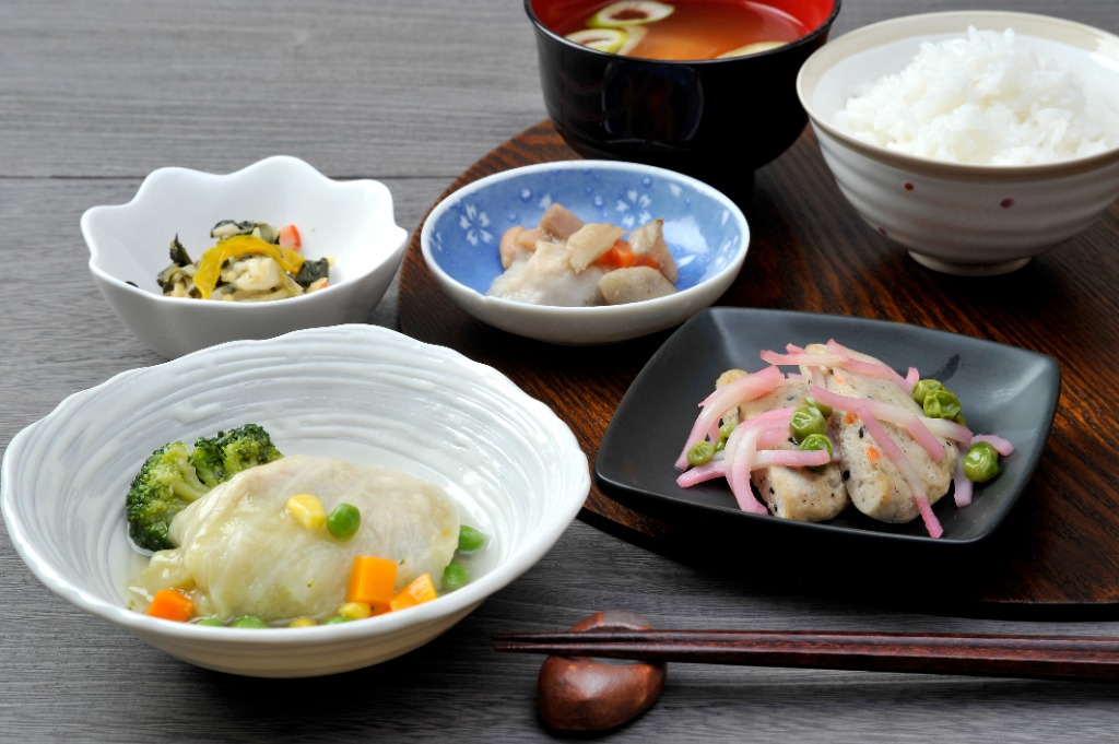 チルドパック惣菜 盛り付け例